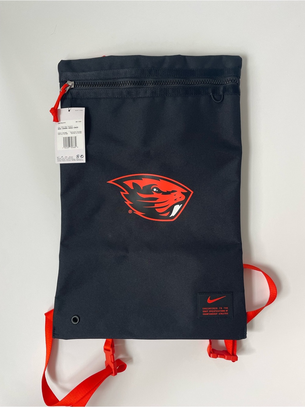 Nike Black Backpack with Oregon State Beavers Logo